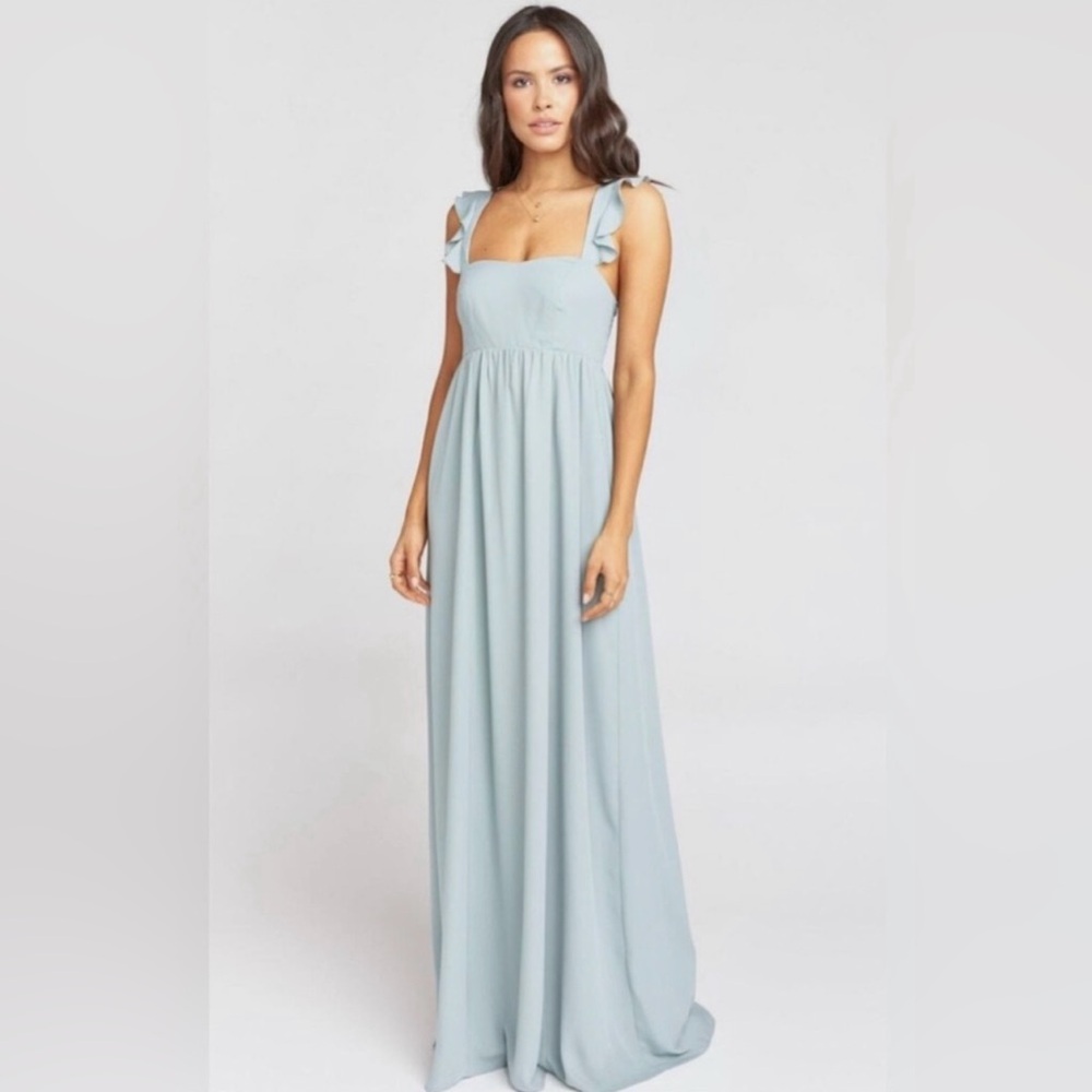 Show Me Your MuMu June Silver Sage dress NWT